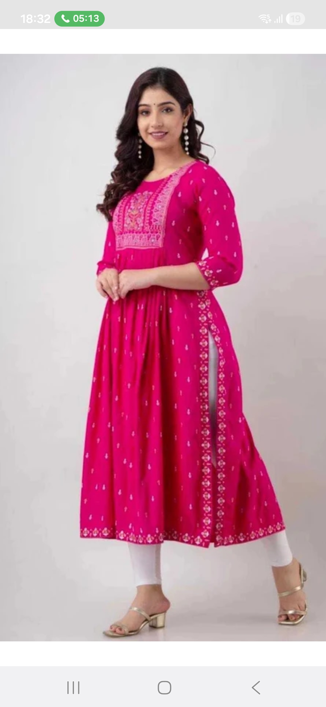 Pink Kurti