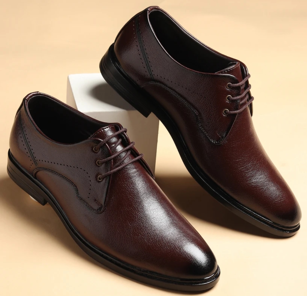 Brown Leather Formal Shoes