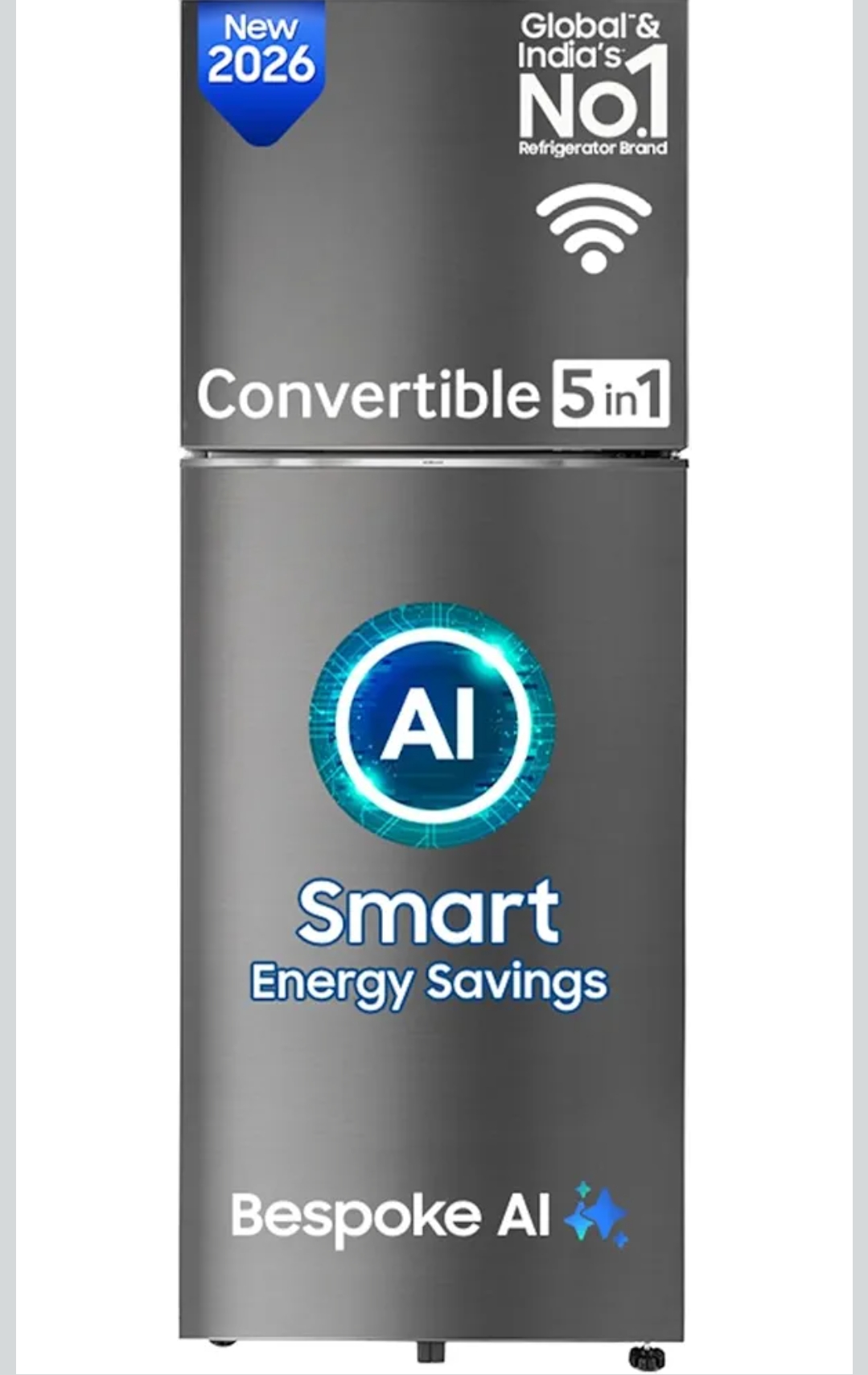 Samsung 350L Double Door Refrigerator